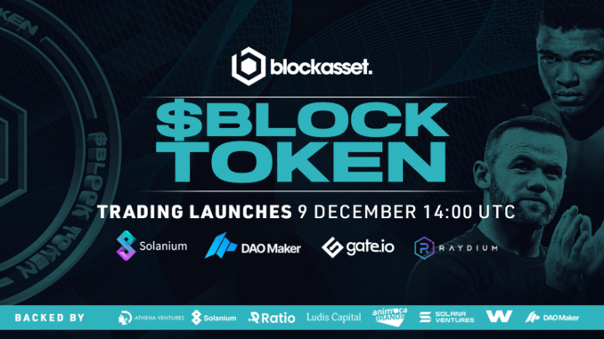 Blockasset's $BLOCK Token Sale Will Supercharge the Sports Industry Blockasset's $BLOCK Token Sale Will Supercharge the Sports Industry