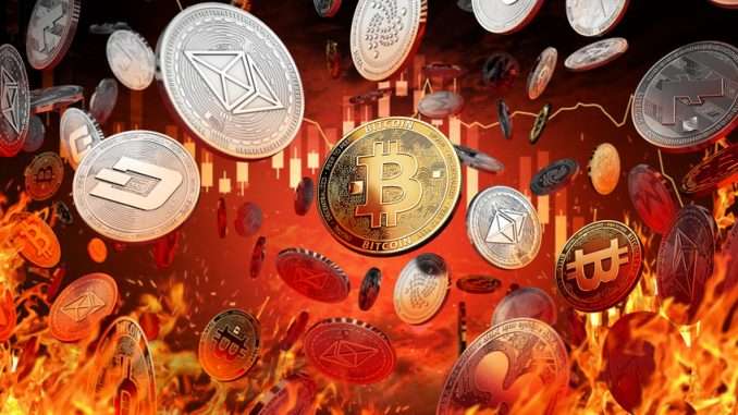 Crypto bloodbath ensues, all US indexes in the red