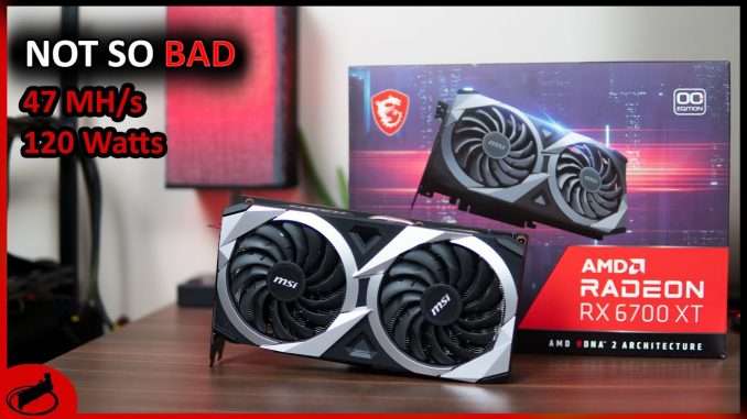 RX 6700 XT Mining Overview - Profitability, Hashrates & Overclocking