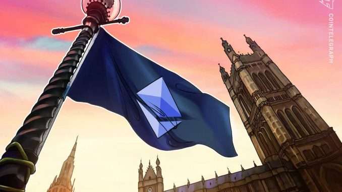 UK 3rd for ETH ownership as crypto adoption grows 1% UK 3rd for ETH ownership as crypto adoption grows 1% in December: Survey