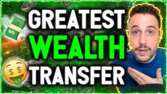 $100K BITCOIN COMING AS GREATEST WEALTH TRANSFER OF ALL TIME TAKES OFF!