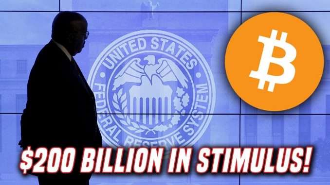 Bitcoin Gains As FED Injects $200 Billion Into U.S. Financial System