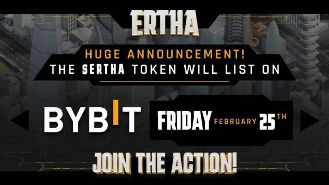 ERTHA Listing on Bybit ERTHA Listing on Bybit