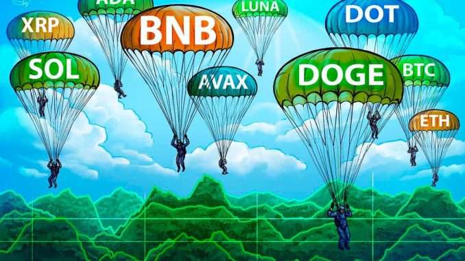 BTC, ETH, BNB, XRP, LUNA, ADA, SOL, AVAX, DOT, DOGE BTC, ETH, BNB, XRP, LUNA, ADA, SOL, AVAX, DOT, DOGE