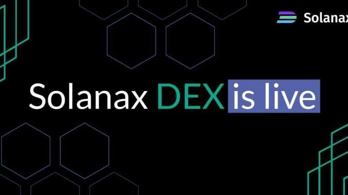 Solanax Platform is Officially LIVE! Solanax Platform is Officially LIVE!