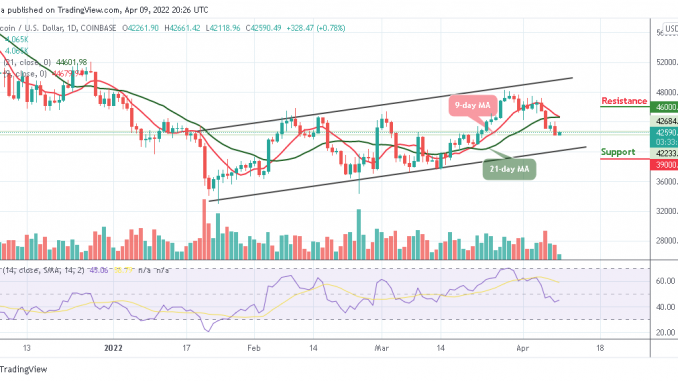 BTC/USD May Retrace Above $43,000 Bitcoin Price Prediction