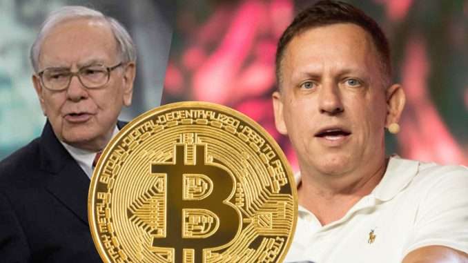 Billionaire Peter Thiel Says Bitcoin Could Rise 100x — Unveils Billionaire Peter Thiel Says Bitcoin Could Rise 100x — Unveils BTC's Enemy List With Warren Buffett at Top