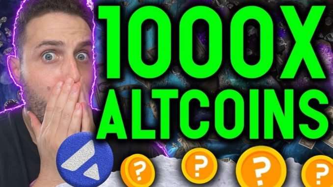 1000X GAINS AHEAD! Top Altcoins that will EXPLODE with THIS NEW ecosystem! The next SOLANA?