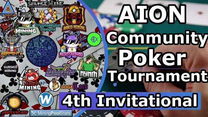 Aion Community Poker Tournament 4th Invitiational | Community Mining Rigs Showcase 122