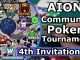 Aion Community Poker Tournament 4th Invitiational | Community Mining Rigs Showcase 122