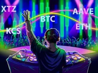 BTC, ETH, XTZ, KCS, AAVE