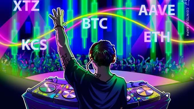 BTC, ETH, XTZ, KCS, AAVE