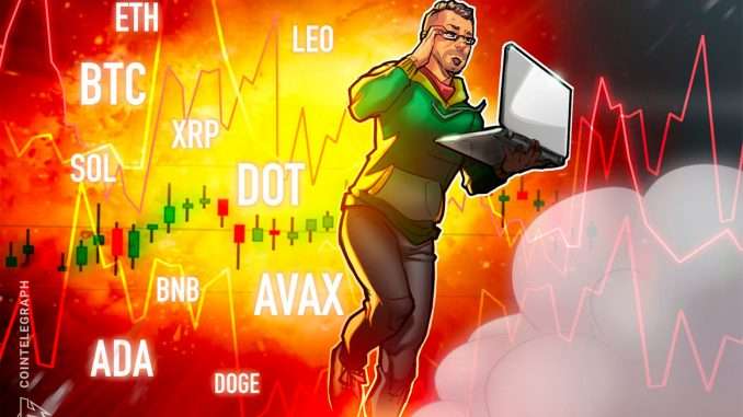 BTC, ETH, BNB, ADA, XRP, SOL, DOGE, DOT, LEO, AVAX BTC, ETH, BNB, ADA, XRP, SOL, DOGE, DOT, LEO, AVAX