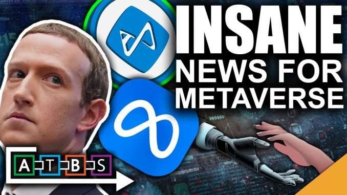 Biggest Update For Zuckerberg's META Released (Top Crypto Game of 2021 Drops MASSIVE NEWS)
