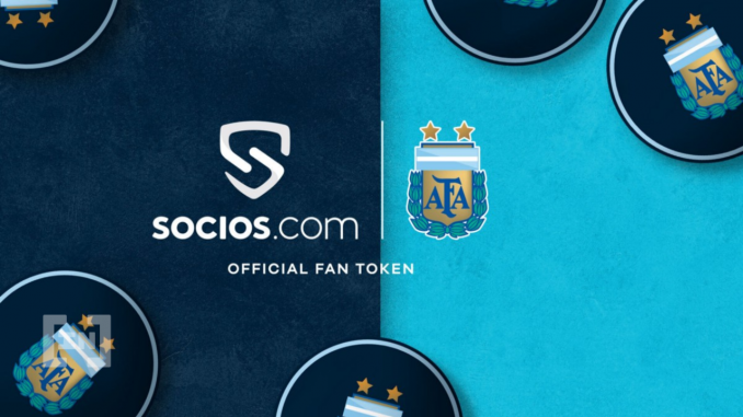 Fan Token Platform Socios Inks New Four-Year Deal With Argentine Fan Token Platform Socios Inks New Four-Year Deal With Argentine Football Association (AFA)