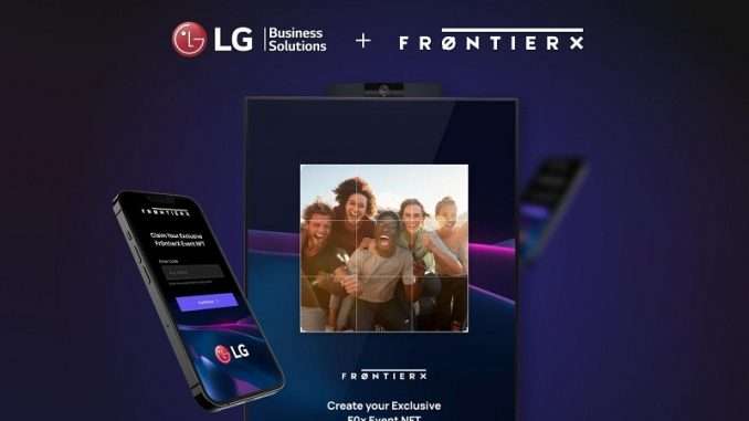 LG partners with FR0NTIERX for next-generation smart screen NFT displays LG partners with FR0NTIERX for next-generation smart screen NFT displays