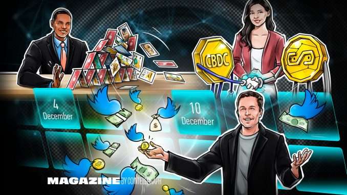 Goldman Sachs buying crypto firms, FTX news, 3AC and Celsius Goldman Sachs buying crypto firms, FTX news, 3AC and Celsius updates: Hodler’s Digest Dec. 4-10