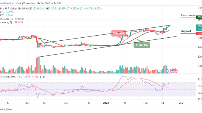 BTC/USD Skyrockets to $25,000; Price Could Go Higher Bitcoin Price Prediction for Today, February 19: BTC/USD Skyrockets to $25,000; Price Could Go Higher