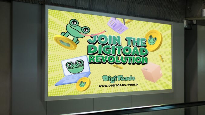 DigiToads Presale Continues To Grow DigiToads Presale Continues To Grow As It Storms Past $405k Raised Mark