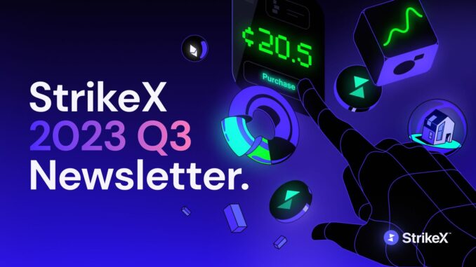 StrikeX advances in mission to tokenise global securities markets StrikeX takes huge strides in their mission to tokenise global securities markets
