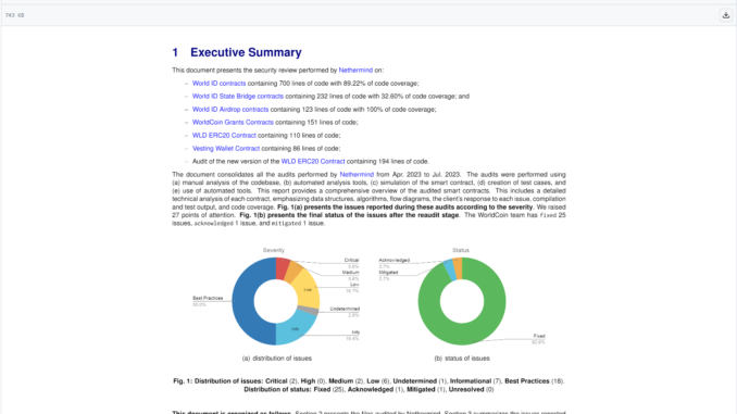 Worldcoin releases audit reports showing resolved security issues