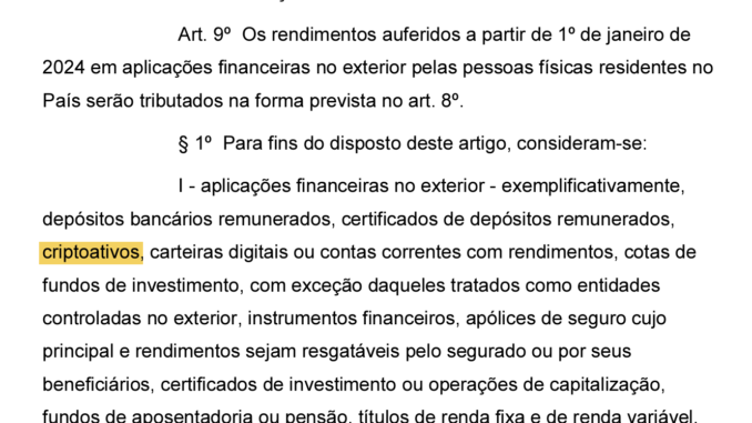Brazil's Congress moves to levy higher taxes on cryptocurrencies Brazil's Congress moves to levy higher taxes on cryptocurrencies
