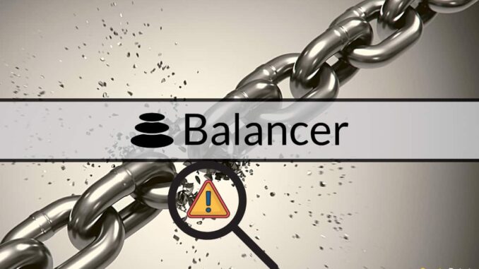 Critical Vulnerability Discovered in DeFi Protocol Balancer, TVL Tanks 28% Critical Vulnerability Discovered in DeFi Protocol Balancer, TVL Tanks 28%