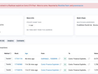 Curve omnipool platform Conic Finance hacked for $3.2M in ETH