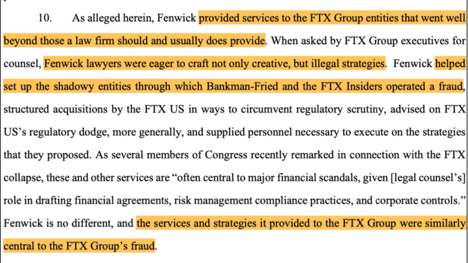 FTX’s former law firm hit with lawsuit alleging it set FTX’s former law firm hit with lawsuit alleging it set up shadowy entities
