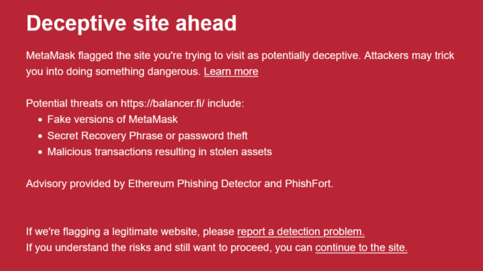 Balancer blames ‘social engineering attack’ on DNS provider for website Balancer blames ‘social engineering attack’ on DNS provider for website hijack