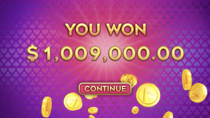 $1m Fortune Won Playing Slots Game on No.1 Telegram Casino mega dice $1m fortune win - you won $1,009,000