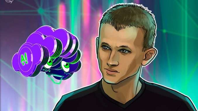 Vitalik Buterin endorses TiTok AI for onchain image storage