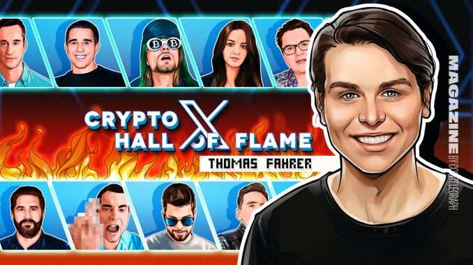 Bitcoin $500K prediction, spot Ether ETF ‘staking issue’— Thomas Fahrer, Bitcoin $500K prediction, spot Ether ETF ‘staking issue’— Thomas Fahrer, X Hall of Flame