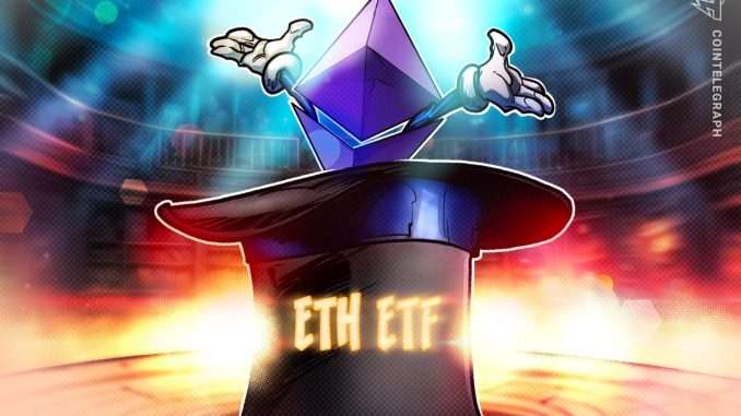 Spot Ethereum ETFs flip positive after $34M inflow on July Spot Ethereum ETFs flip positive after $34M inflow on July 30
