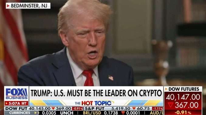As Trump Suggests Crypto as a Fix to U.S. Debt, Jesse Hamilton