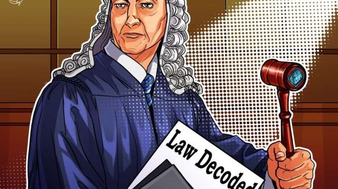 UK body proposes property category for crypto assets, SEC sued UK body proposes property category for crypto assets, SEC sued over status of NFTs: Law Decoded