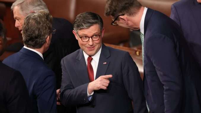 Trump-Backed Mike Johnson Re-Elected Speaker of the House House Speaker Mike Johnson (R-Louisiana) (Win McNamee/Getty Images)